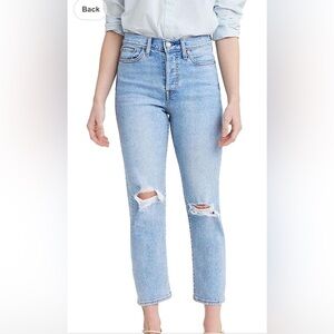 Levi's Light Blue Straight Leg Jeans